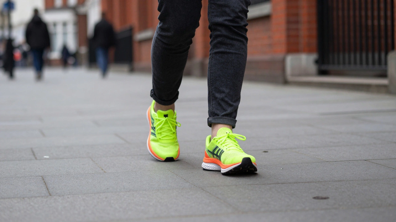 Why shouldn't you walk in running shoes?